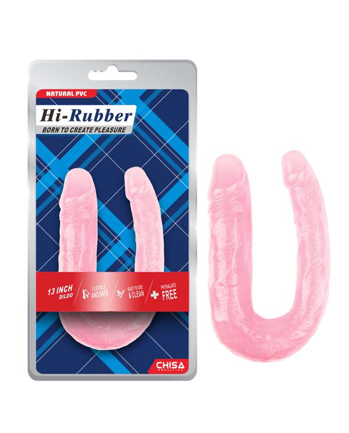 Dildo Doble 13 Inch Pink