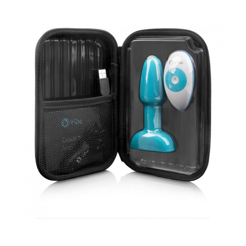 B-VIBE - RIMMING CONTROL REMOTO ANAL PLUG PETITE TEAL