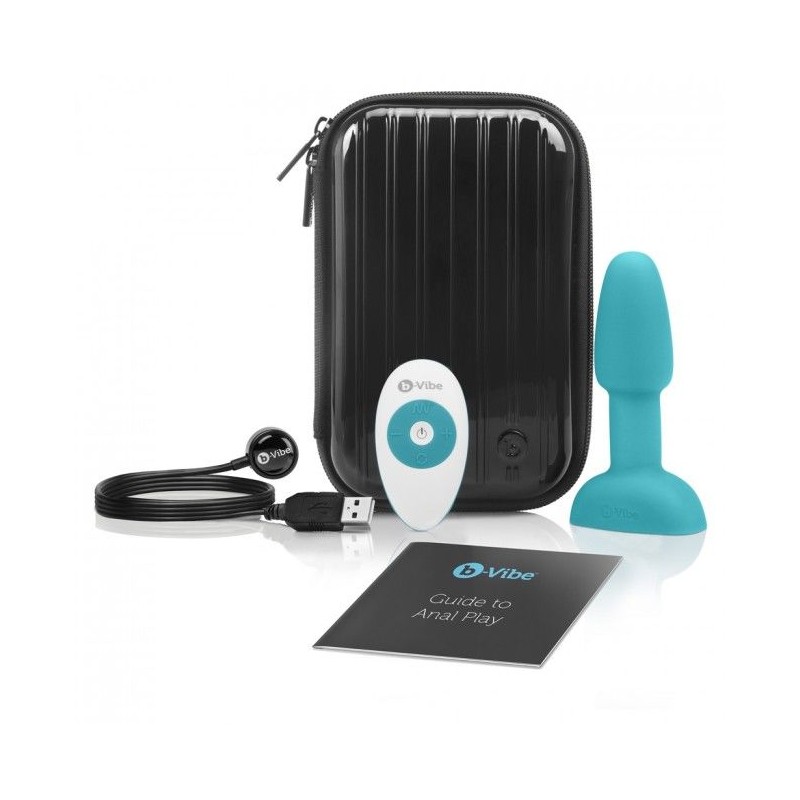 B-VIBE - RIMMING CONTROL REMOTO ANAL PLUG PETITE TEAL