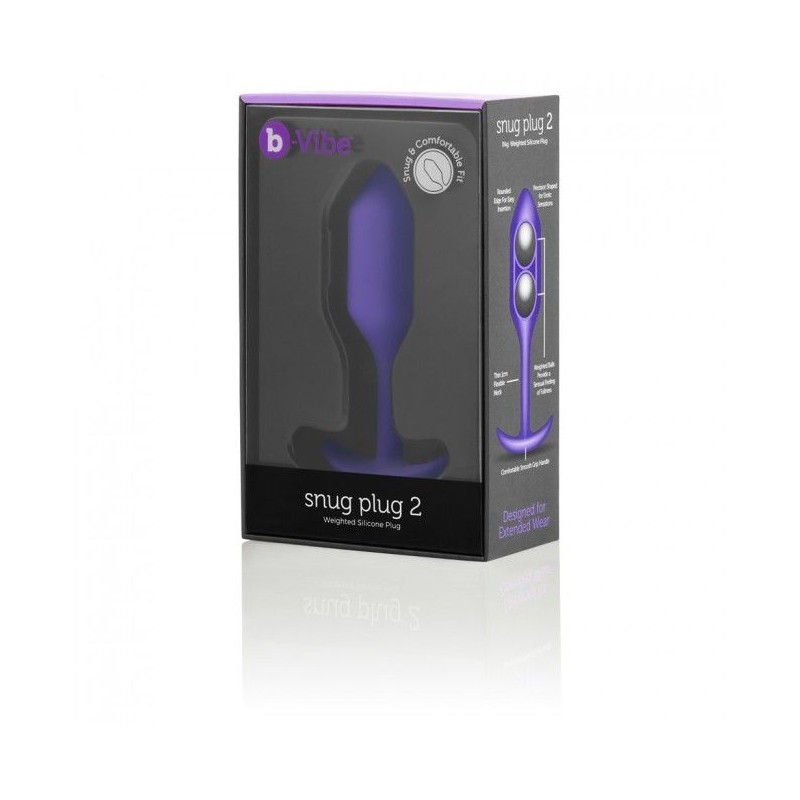 B-VIBE - SNUG PLUG ANAL 2 LILA