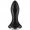 SATISFYER - ROTATOR PLUG 1+ PLUG VIBRADOR APP NEGRO