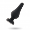 INTENSE - ANAL PLUG PIPO S SILICONE NEGRO 9.8 CM