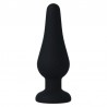 INTENSE - ANAL PLUG PIPO S SILICONE NEGRO 9.8 CM