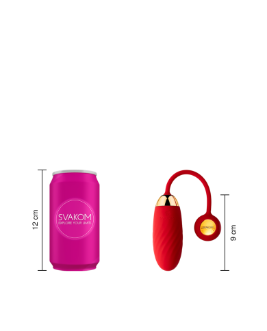 Bala Vibradora Ella NEO Roja Controlada por APP Global By Svakom