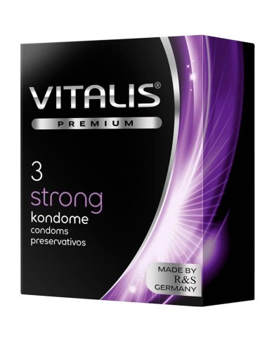 Condón Vitalis Strong Extra Resistente x 3 Unidades