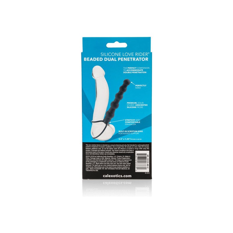 CALEXOTICS - BEADED DUAL PENETRATOR PENETRADOR DOBLE