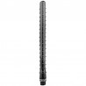 ALL BLACK - DUCHA ANAL SILICONA SISTEMA STOPPER 27 CM
