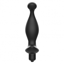 ADDICTED TOYS - MASAJEADOR ANAL CON VIBRACIÓN NEGRO MODELO 1