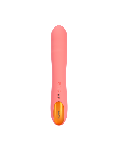 Vibrador Para Punto G Ava NEO Rosa Durazno Controlado por APP Global By Svakom