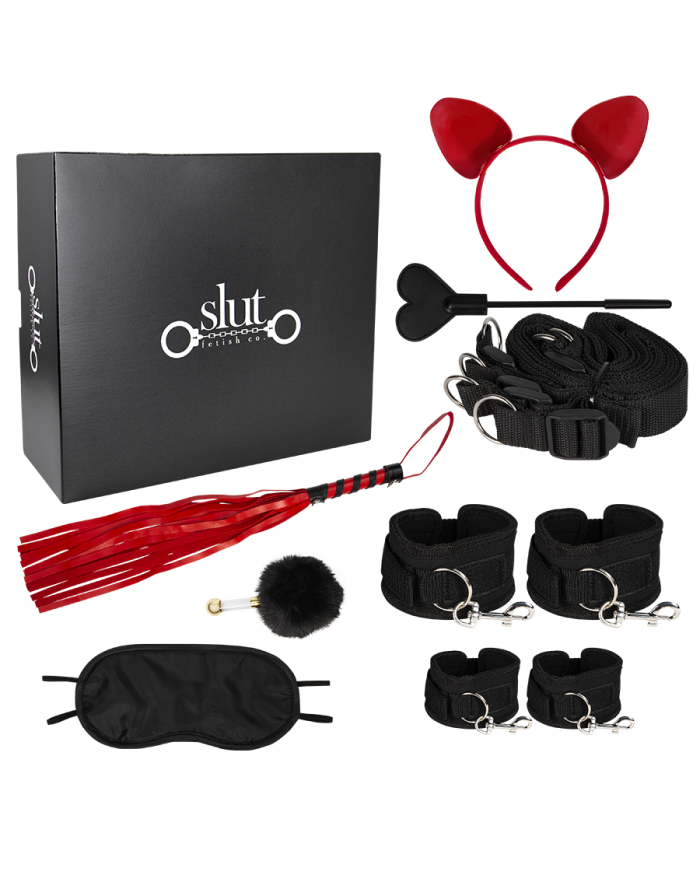 Bondage 6 Piezas Black/Red