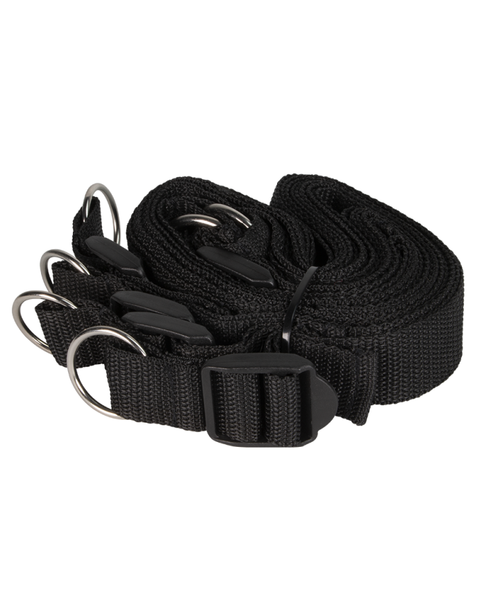 Bondage 6 Piezas Black/Red