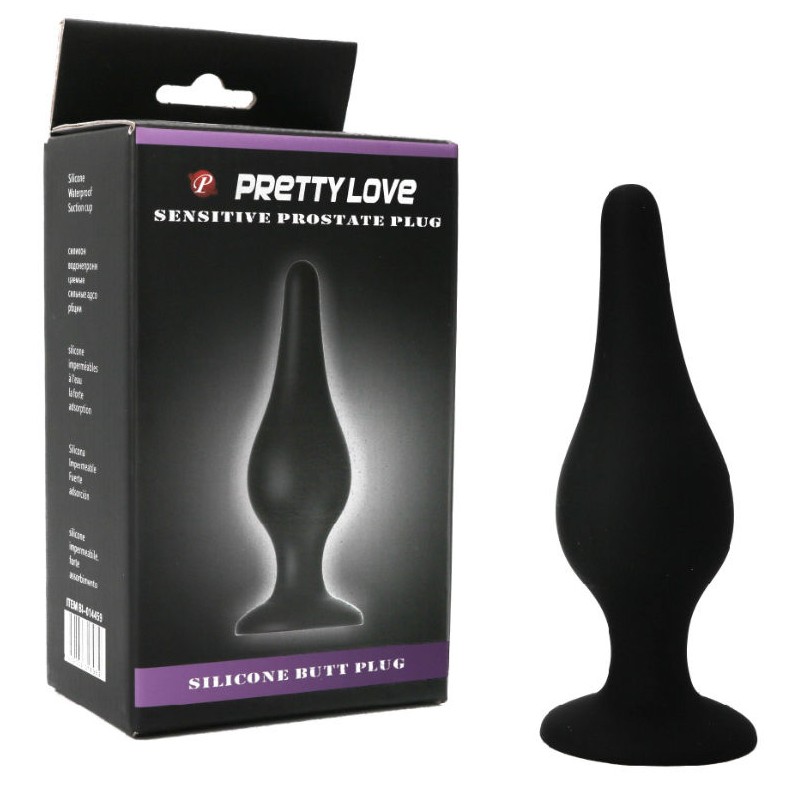 PRETTY LOVE  BOTTOM - PLUG ERGONOMICO SILICONA 14 CM