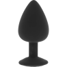 OHMAMA PLUG ANAL SILICONA DIAMOND TALLA L - 9 CM