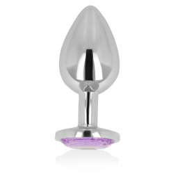 OHMAMA PLUG ANAL CON CRISTAL VIOLETA 9 CM