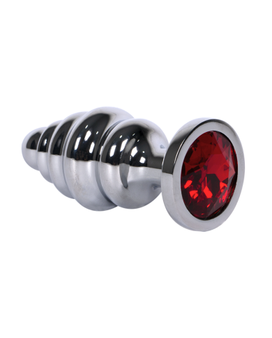 Plug Anal Drill Gema Roja Talla M