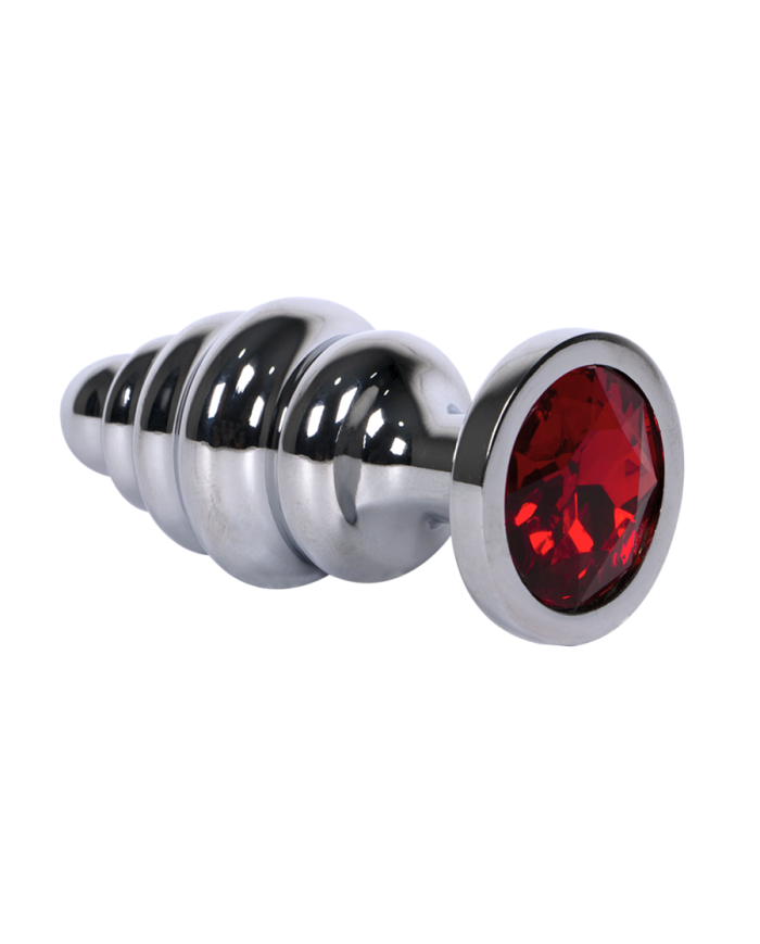 Plug Anal Drill Gema Roja Talla M
