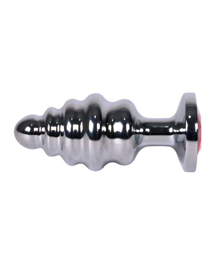 Plug Anal Drill Gema Roja Talla M
