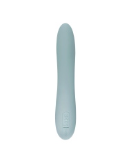 Vibrador de Doble Estimulación Flexible Chika Gris Turquesa Controlado por APP Global By Svakom