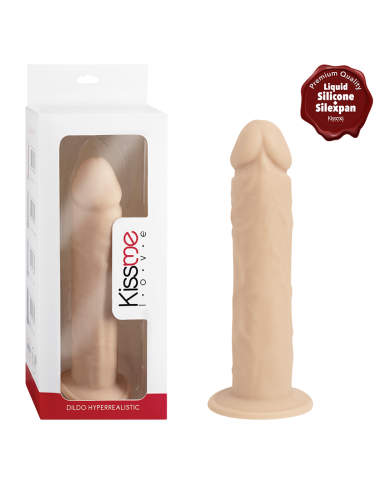 Premiun Silicone Dildo Hyperrealistic Talla L Caramel