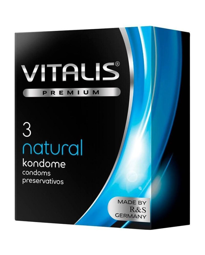 Condón Vitalis Safety / Natural X 3