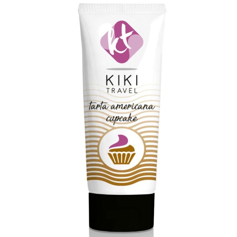 KIKÍ TRAVEL - GEL DESLIZANTE SABOR A TARTA AMERICANA CUPCAKE 50 ML