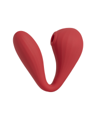 Estimulador Clitorial por Ondas y Vibrador Punto G con APP Magic Bobi Red