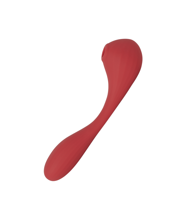 Estimulador Clitorial por Ondas y Vibrador Punto G con APP Magic Bobi Red