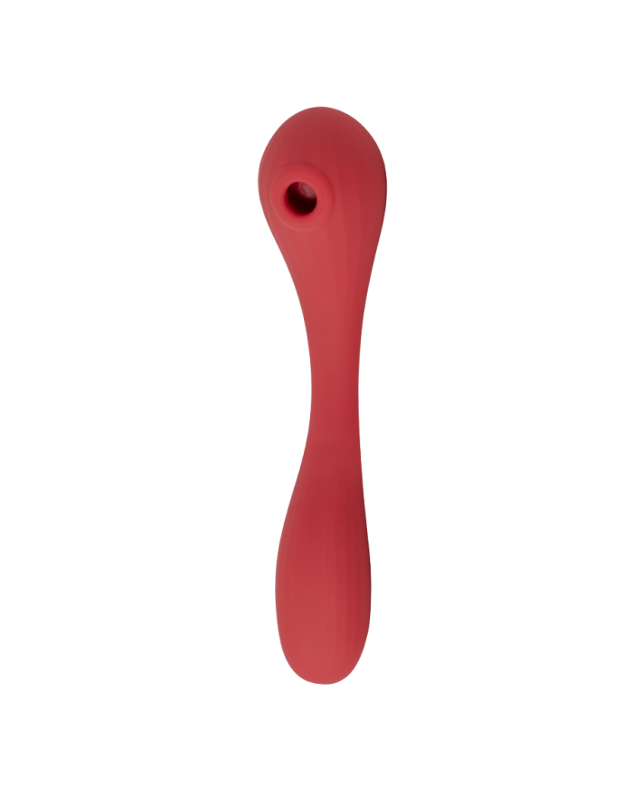 Estimulador Clitorial por Ondas y Vibrador Punto G con APP Magic Bobi Red