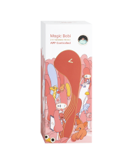 Estimulador Clitorial por Ondas y Vibrador Punto G con APP Magic Bobi Red