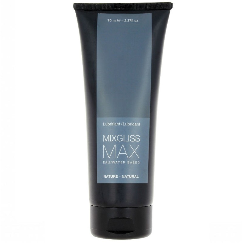 MIXGLISS MAX LUBRICANTE ANAL BASE AGUA NATURAL 70ML