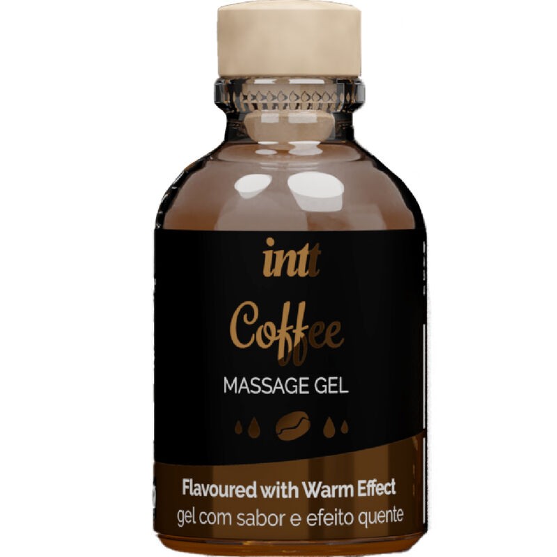 INTT - GEL DE MASAJE SABOR A CAFÉ EFECTO CALOR