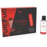 INTT - DOUBLE FUN KIT CON BALA VIBRADORA Y GEL DE MASAJE FRESA