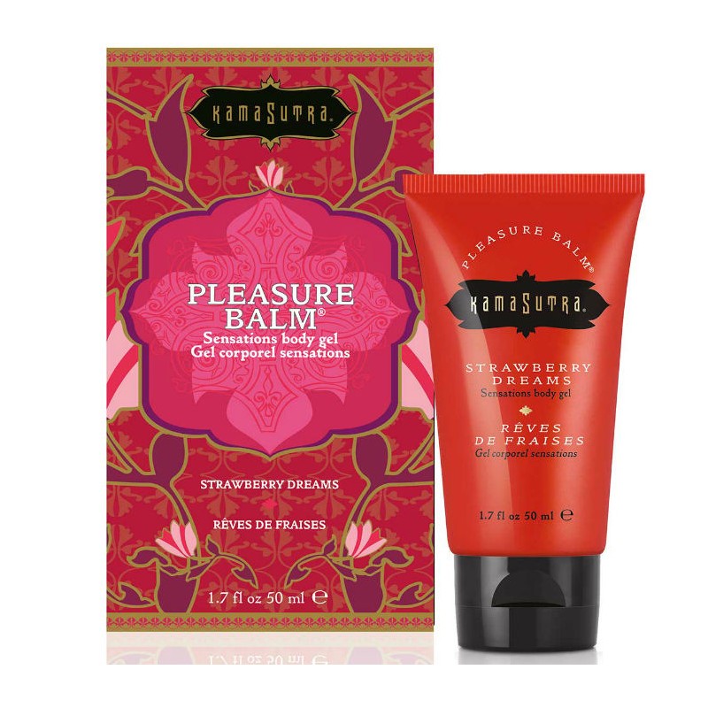 KAMASUTRA BALSAMO PLACER ESTIMULANTE SABOR SUEÑOS DE FRESA 50ML