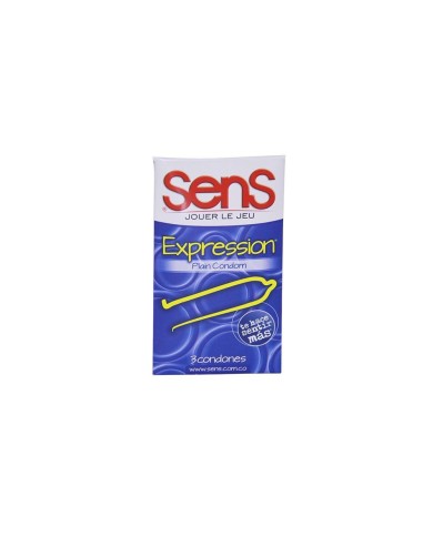 Condón Sens Expression x 3 Unidades