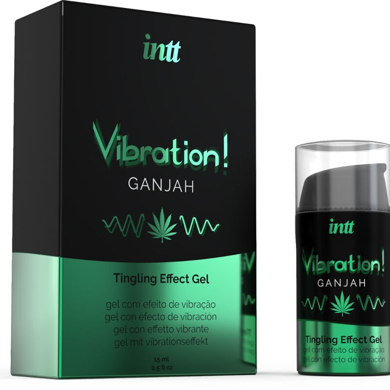 INTT - POTENTE ESTIMULANTE  ÍNTIMO GEL VIBRADOR LIQUIDO CANNABIS 15ML