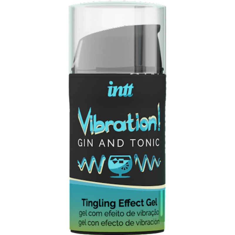 INTT - POTENTE ESTIMULANTE  ÍNTIMO GEL VIBRADOR LIQUIDO GIN & TONIC 15ML