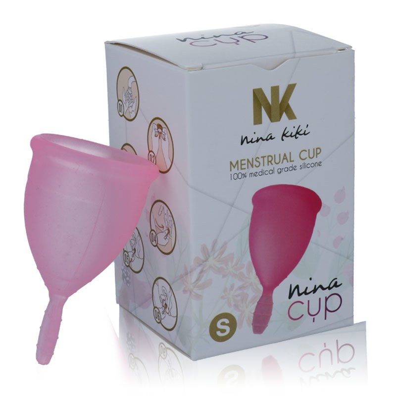 NINA CUP COPA MENSTRUAL TALLA S ROSA