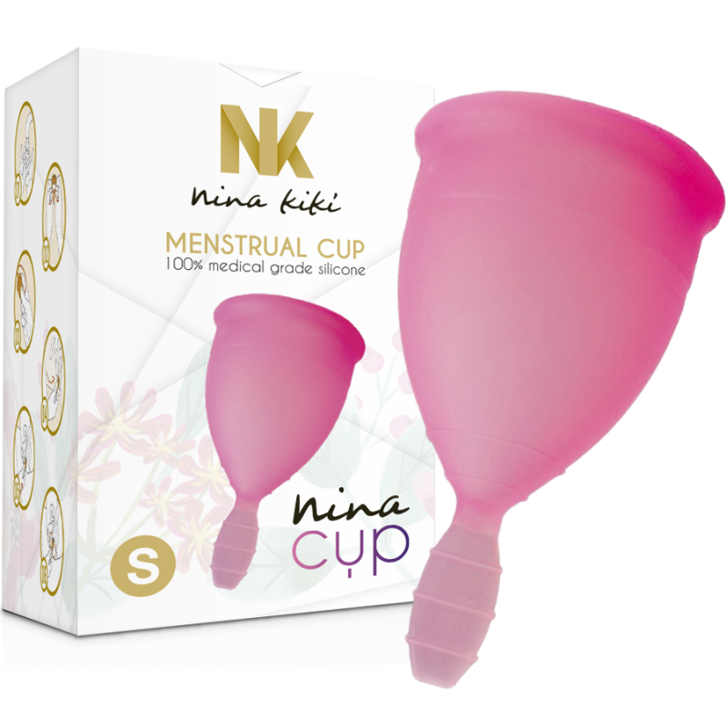 NINA CUP COPA MENSTRUAL TALLA S ROSA