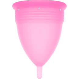 STERCUP COPA MENSTRUAL FDA SILICONE  TALLA L ROSA