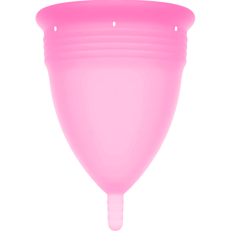 STERCUP COPA MENSTRUAL FDA SILICONE  TALLA L ROSA