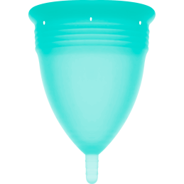 STERCUP COPA MENSTRUAL FDA SILICONE  TALLA S AQUAMARINA