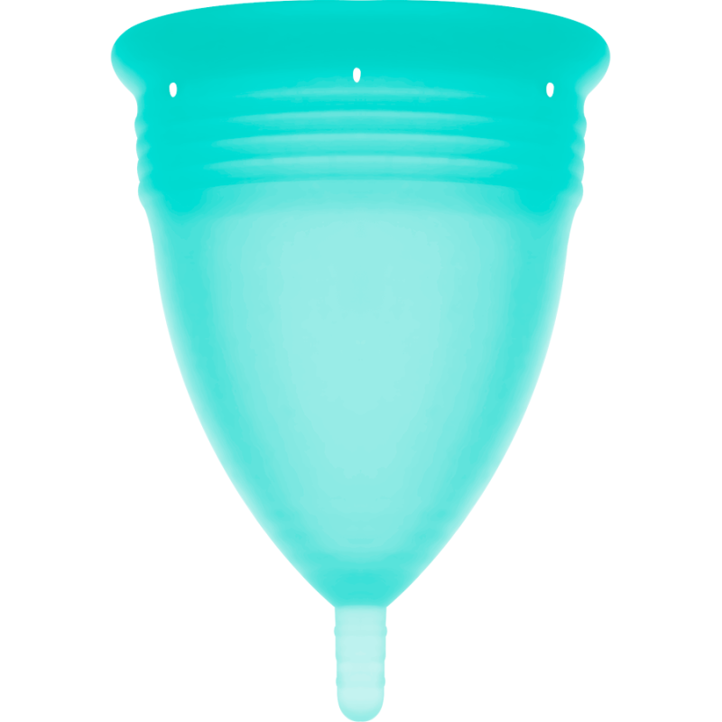 STERCUP COPA MENSTRUAL FDA SILICONE  TALLA S AQUAMARINA