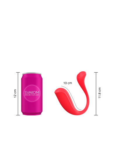 Estimulador Punto G Phoenix NEO 2 Rojo Controlado por APP Global By Svakom