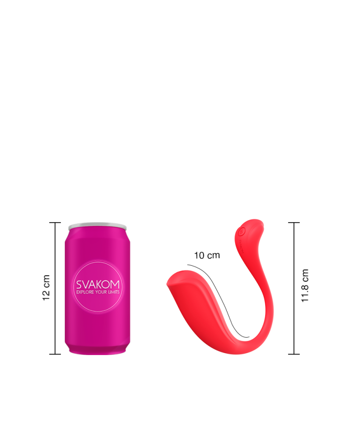 Estimulador Punto G Phoenix NEO 2 Rojo Controlado por APP Global By Svakom