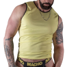 MACHO CAMISETA AMARILLO S/M