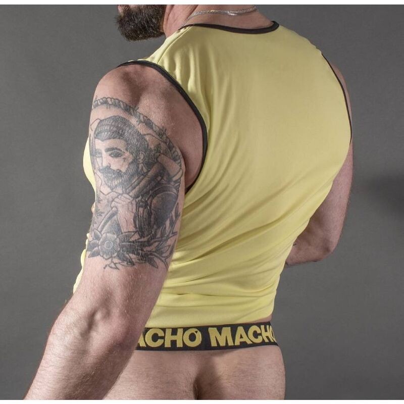 MACHO CAMISETA AMARILLO S/M