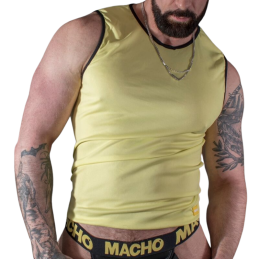 MACHO CAMISETA AMARILLO L/XL