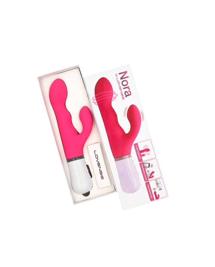 Vibrador Doble Estimulación Nora Controlado por APP Global by Lovense