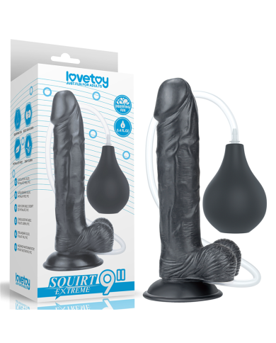 Dildo Squirt Extremo 9'' Black