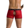 PASSION 046 SHORT PARKER ROJO L/XL